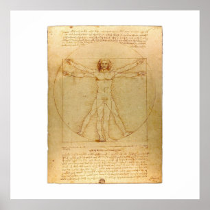 Vitruvian Mann Poster