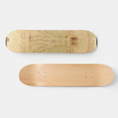 Vitruvian Mann Skateboard (Horizontal)