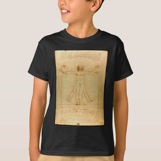 Vitruvian Mann T-Shirt (Vorderseite)