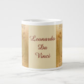 Vitruvian Mann von Leonardo Da Vinci Jumbo-Tasse (Vorderseite)