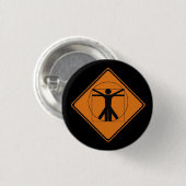 vitruvian MannVerkehrsschild Button (Vorne & Hinten)