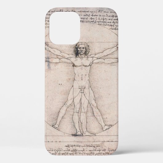 Vitruvian ManVitruvian Man, Leonardo da Vinci Case-Mate iPhone Hülle (Rückseite)