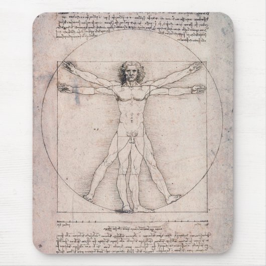Vitruvian ManVitruvian Man, Leonardo da Vinci Mousepad (Vorne)