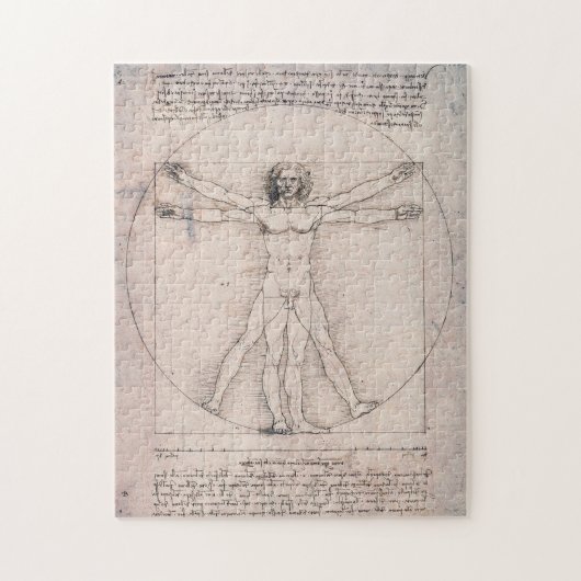 Vitruvian ManVitruvian Man, Leonardo da Vinci Puzzle (Vertikal)