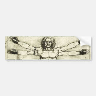 Vitruvian MIXED MARTIAL ARTS Mann Autoaufkleber