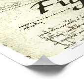 Vitruvian MMA Man Poster (Ecke)