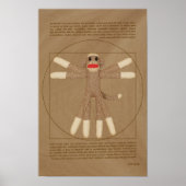 Vitruvian Monkey Poster (Vorne)