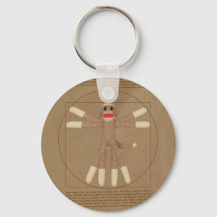 Vitruvian Monkey Schlüsselanhänger