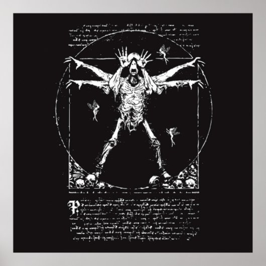 Vitruvian Pale Man Poster (Vorne)