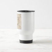 Vitruvian Pinguin Reisebecher (Mittel)