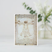 Vitruvian Postkarte (Stehend Vorderseite)