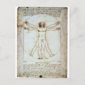 Vitruvian Postkarte (Vorderseite)