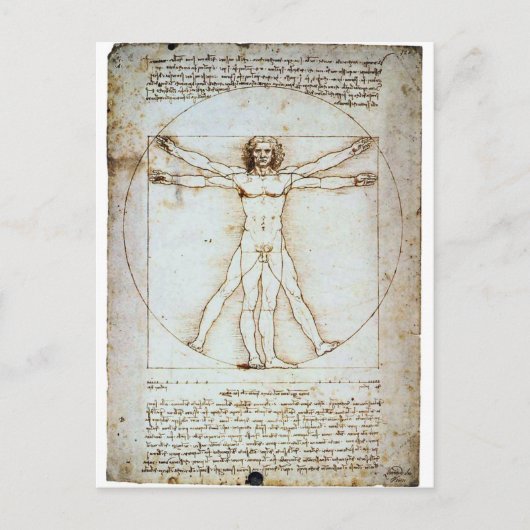 Vitruvian Postkarte (Vorderseite)