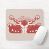 Vitruvian Ripse Mousepad (Mit Mouse)