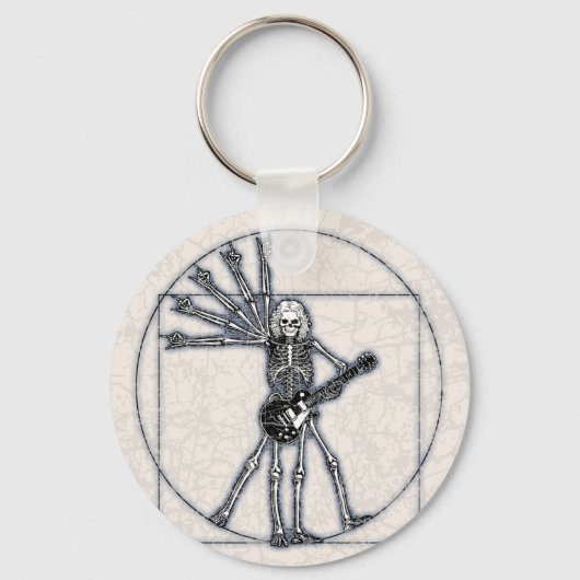 Vitruvian Skeleton Schlüsselanhänger (Vorderseite)