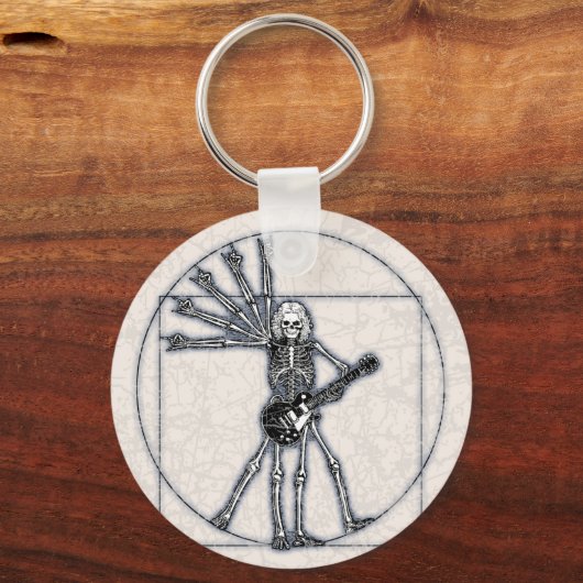 Vitruvian Skeleton Schlüsselanhänger (Vorderseite)