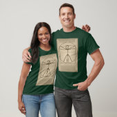 Vitruvian Stickman das T-Shirt Kindes (Unisex)