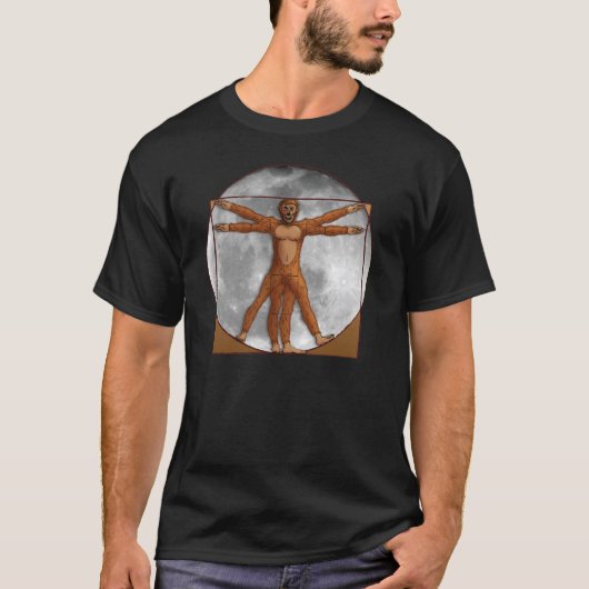 Vitruvian Wolfman T-Shirt (Vorderseite)