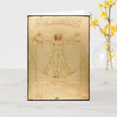 Vitruvianer Karte (Gelbe Blume)