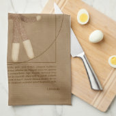 Vitruvianer Sockaffel Geschirrtuch (Viertel Falte)