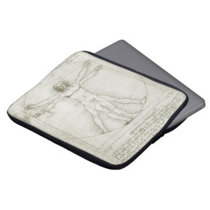 Vitruvianischer Mensch von Leonardo da Vinci Laptopschutzhülle