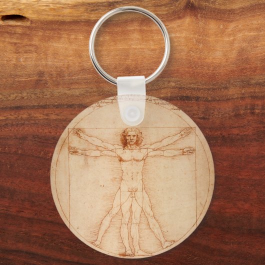 Vitruviano Man Schlüsselanhänger (Vorderseite)