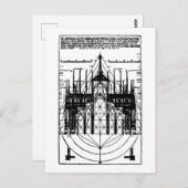 Vitruvischer Dom von Mailand 1521 Postkarte (Vorne/Hinten)