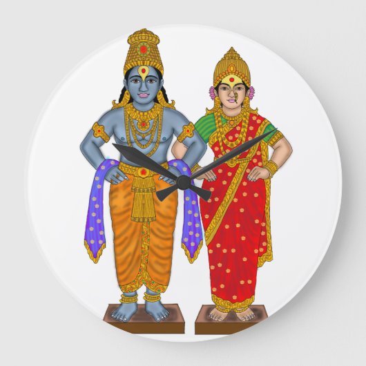 Vitthal Rukmini Uhr (Vorderseite)