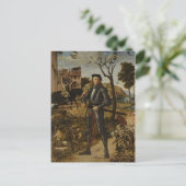 Vittore Carpaccio - Junger Ritter in einer Landsch Postkarte (Stehend Vorderseite)