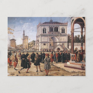 Vittore Carpaccio-Repatriierung von Botschaftern Postkarte