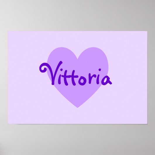 Vittoria im Lila Poster (Vorne)