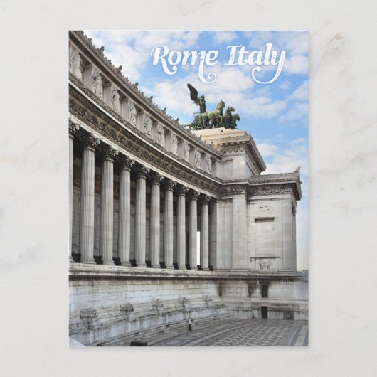 Vittorio Emanuele Denkmal in Rom Italien Postkarte (Vorderseite)