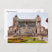 Vittorio Emmanuelle II, Marktplatzde Venezia, Rom Postkarte (Vorne/Hinten)
