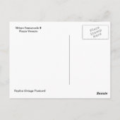 Vittorio Emmanuelle II, Marktplatzde Venezia, Rom Postkarte (Rückseite)