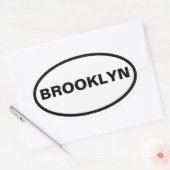 VIUR Brooklyn Ovaler Aufkleber (Umschlag)