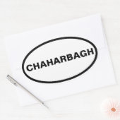 VIUR Chaharbagh Ovaler Aufkleber (Umschlag)