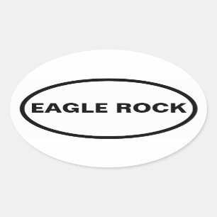 VIUR Eagle Rock Ovaler Aufkleber