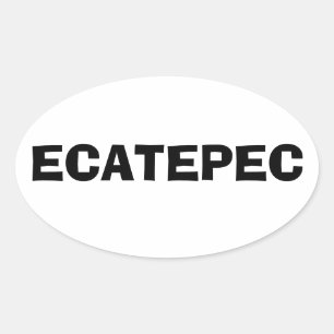 VIUR Ecatepec Ovaler Aufkleber