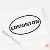 VIUR Edmonton Ovaler Aufkleber (Umschlag)