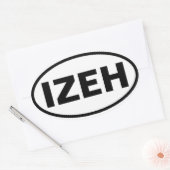 VIUR Izeh Ovaler Aufkleber (Umschlag)
