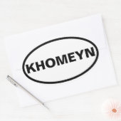 VIUR Khomeyn Ovaler Aufkleber (Umschlag)