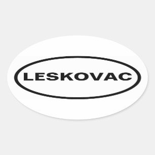VIUR Leskovac Ovaler Aufkleber