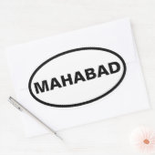 VIUR Mahabad Ovaler Aufkleber (Umschlag)