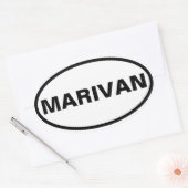 VIUR Marivan Ovaler Aufkleber (Umschlag)