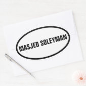 VIUR Masjed Soleyman Ovaler Aufkleber (Umschlag)