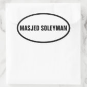 VIUR Masjed Soleyman Ovaler Aufkleber (Tasche)