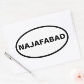 VIUR Najafabad Ovaler Aufkleber (Umschlag)
