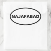 VIUR Najafabad Ovaler Aufkleber (Tasche)