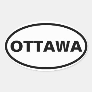 VIUR Ottawa Ovaler Aufkleber