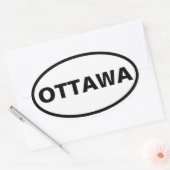 VIUR Ottawa Ovaler Aufkleber (Umschlag)